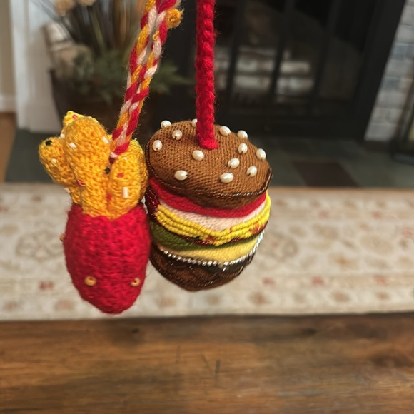 Cheeseburger and fries Christmas ornament - Picture 8 of 10